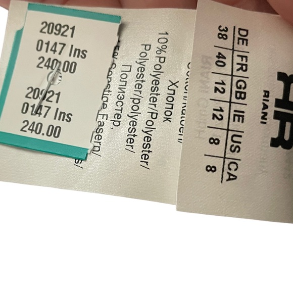 RIANI Aztec Print Long Jacket In Grey Burgundy & Turquoise - Picture 9 of 11